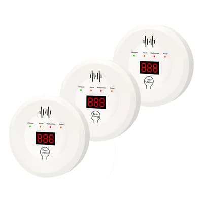 Detector De Monóxido De Carbono 3pza Alarma Seguridad Hogar Blanco - $199.79 en Mercado Libre | PrecioMX