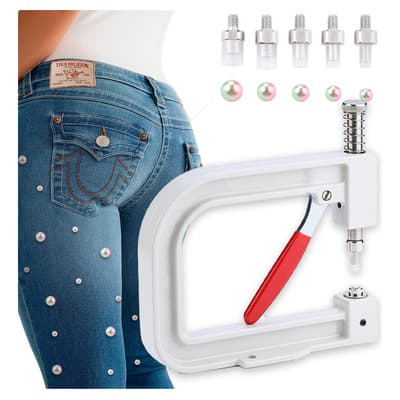 Maquina Remachadora Manual Fijar Piedra Aplicaciones Perlas Color Blanco - $298.95 en Mercado Libre | PrecioMX
