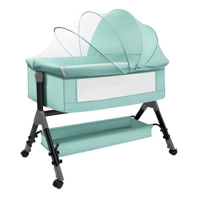 Cuna Moisés Cokibú Agua Con Colchón Y Mosquitero Ajustable 0-24 Meses Liso