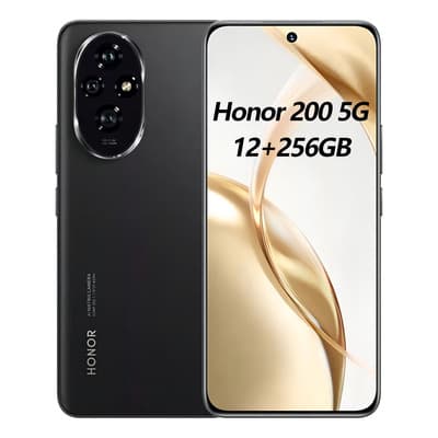 Honor 200 5g Dual Sim Phone 12 GB Ram 256 GB Rom Black