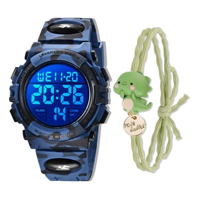 Reloj Digital Ben Nevis Regalo Para Niños Y Pulsera Dinosaurio Deportivo Impermeable Multifunción Con Alarma Y Cronógrafo,correa Azul Oscuro - $75.60 en Mercado Libre | PrecioMX