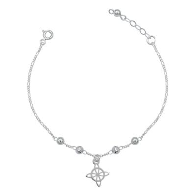 Pulsera Nudo De Bruja Ajustable Bolitas Figaro 3x1 Plata 925 Color Plateado Diámetro 6 Cm Largo 20 Cm - $265.99 en Mercado Libre | PrecioMX