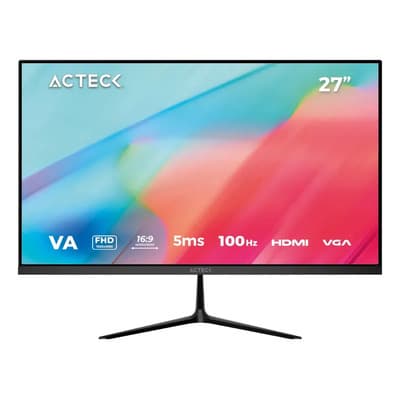 Monitor Plano 27 Va Captive Vivid Sp270 / Fhd / 100hz / 5ms / Low-blue Light / Flicker-free / 1xvga + 1xhdmi 1.4 / Vesa 100mm / Elite Negro - $1,787.00 en Mercado Libre | PrecioMX