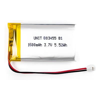 3 Baterias Lipo Recargable 3.7v 1600mah 803455 5.92 Wh - $347.16 en Mercado Libre | PrecioMX