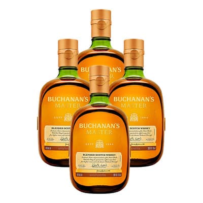 Buchanan's Master Blended Scotch Escocés 750 Ml 4 Piezas - $3,320.00 en Mercado Libre | PrecioMX