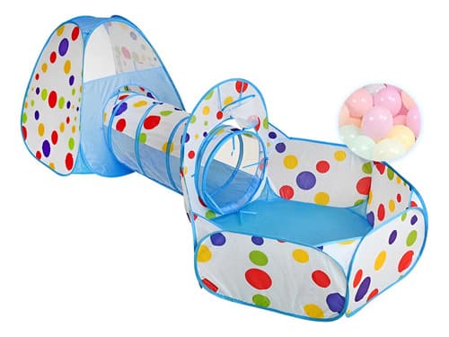 Tienda Túnel Carpa Casita 3 En 1 Portable Pelotero Juguete - $358.18 en Mercado Libre | PrecioMX