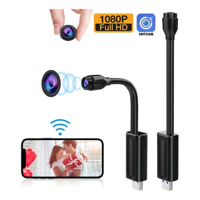 Mini Cámaras De Seguridad Wifi Inalamb Micrófono Incorporado,aomu Negro - $252.16 en Mercado Libre | PrecioMX