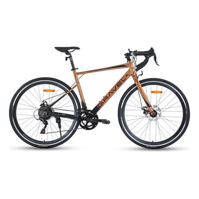 Bicicleta Gravel De Ruta Calle Asphalt R700c 14v Shimano Color Bordó Tamaño del cuadro L