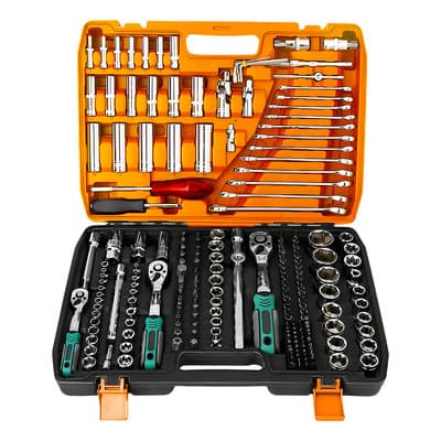 Hapemein® Juego De Herramientas Mecanica Dados 216 Pcs Llaves Autocle