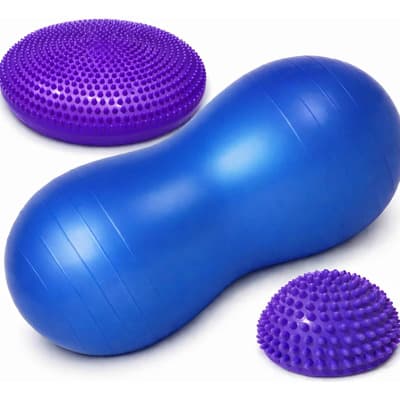Pelota Cacahuate + Disco De Balance + Minibosu Fisioterapia - $769.00 en Mercado Libre | PrecioMX