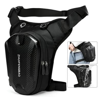 Douad Piernera Riñonera Impermeable Para Motociclista Bolsa De Pierna Moto Accesorio Impermeable Resistente Al Agua... Negro/blanco - $168.99 en Mercado Libre | PrecioMX