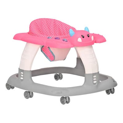 Andadera Para Bebé Prinsel Baby Monster Tablero Musical Color Rosa