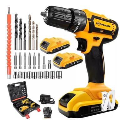 Taladro Destornillador Inalámbrico Kit De Taladros Impacto RUOMU XMMXF034YE Color Naranja - $377.00 en Mercado Libre | PrecioMX