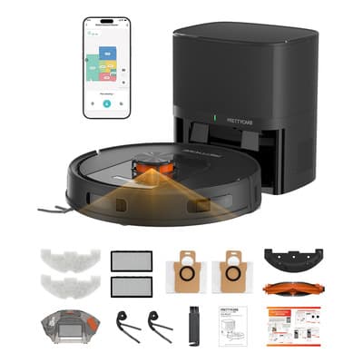 Robot Aspiradora Inteligente Aspira Y Trapea Con Alexa Aspiradora Robótica Con Estación De Autovaciado, Navegación Lidar, Mapeo De Hogar, Ideal Para Pelo De Mascotas, Pisos Duros Y Alfombras Negro - $3,742.20 en Mercado Libre | PrecioMX