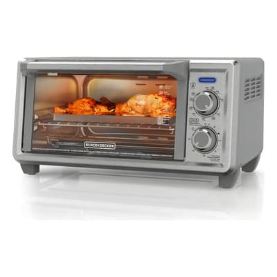 Horno Freidora Black+decker De 11 Litros, To4125-0sdla Color Plateado