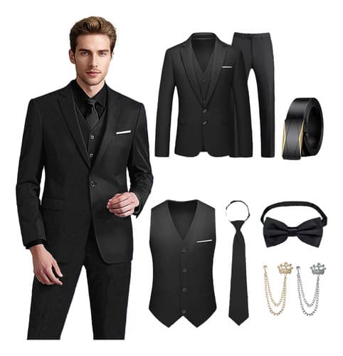 Traje De Ocho Piezas Para Hombres