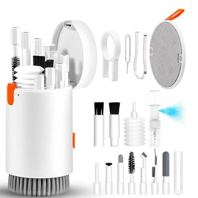 Kit De Limpieza 20 En 1 Slim Company Limpiador Multifuncional Ideal Para Dispositivos Electrónicos Celulares Audífonos Teclados Componentes Internos Tablets Laptops Cámaras Blanco - $189.00 en Mercado Libre | PrecioMX