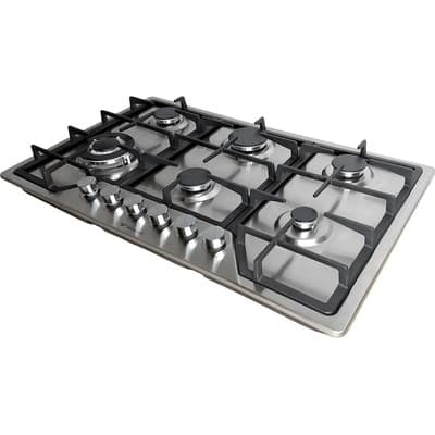 Parrilla De Gas Empotrable 6 Quemadores Acero Inoxidable Encendido Electrónico Gas Lp Gas Natural Hornellas Base Acero Fácil Limpieza Perillas Ergonómicas Espreas Compatibles Plata - $2,189.00 en Mercado Libre | PrecioMX