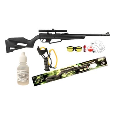 Umarex Rifle Nxg Apx Kit Mira, Lentes, Bbs Y Diábolos Negro 4495.8 Mm