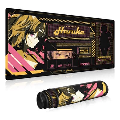 Terport X Haruka Mouse Pad Grande Anime 90x43cm Antideslizante Hak-2b, Tapete Escritorio Profesional Espesor 4mm Para Teclado Y Mouse Tema Haruka, Doble Costura - Color Naranja - $289.10 en Mercado Libre | PrecioMX