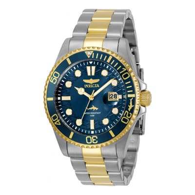 Reloj Invicta 30021 Acero Dorado Hombres Azul/dorado Azul