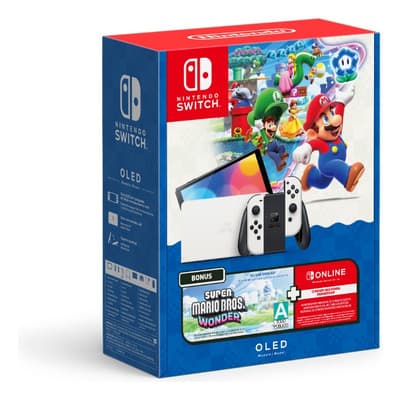 Nintendo Switch - OLED Model White w/ Super Mario Bros. Wonder
