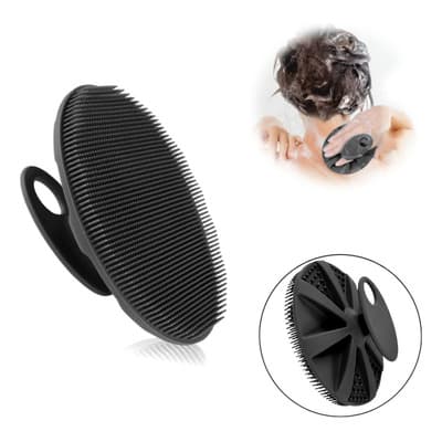 Velstron 3 Piezas Cepillo Esponja Corporal De Silicón Exfoliante, Para Limpieza De La Piel A Mano, Reemplaza La Esponja De Baño, Ideal Para El Cuidado De La Piel. Color Negro. Ovalado - $82.00 en Mercado Libre | PrecioMX