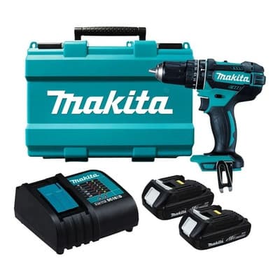 Taladro Rotomartillo Atornillador Inalambrico Makita 1/2 PuLG 18v + 2 Baterías Dhp482sye Verde Makita - $3,650.00 en Mercado Libre | PrecioMX