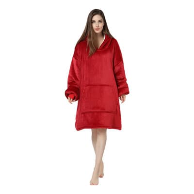 Sudadera Cobija Hoodie Con Capuch Afelpada Calientita Suave