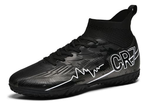 Cr7-zapatos De Fútbol Antideslizantes Para Césped Al Aire Libre