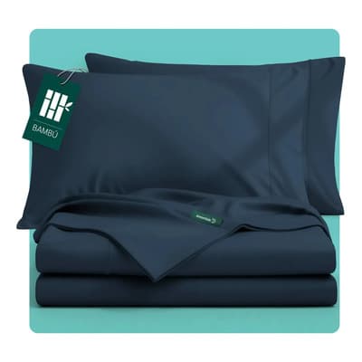 Juego De Sábanas Bambú Dreamlab Suaves, Frescas, Matrimonial Azul Noche Dreamsoft - $659.00 en Mercado Libre | PrecioMX