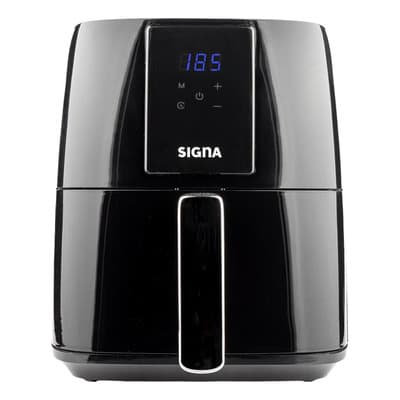 Freidora De Aire Horno Digital Multifuncional 8 Litros 5 Programas Automáticos De Cocción Con Recubrimiento Antiadherente Asa De Tacto Frío 1500w Signa Color Negro - $999.00 en Mercado Libre | PrecioMX