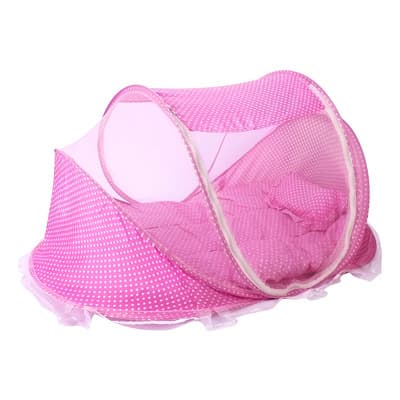 Cuna Moisés Plegable Portátil Mosquitero Bebe Colchon Inclui Color Rosa - $225.00 en Mercado Libre | PrecioMX