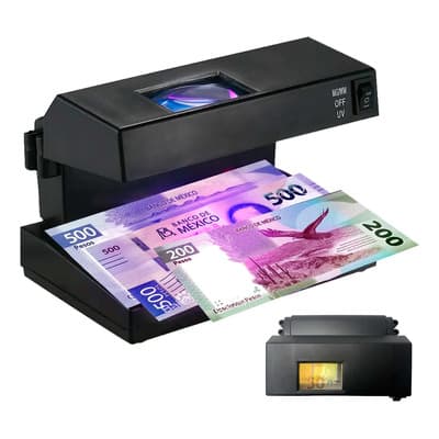 Lampara Luz Uv Detectora De Billetes Falsos Tarjetas Dinero Identificaciones Slim Company - $389.99 en Mercado Libre | PrecioMX
