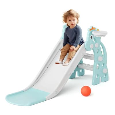 Tobogán Resbaladilla Infantil Plegable Canasta Baloncesto Agua - $1,025.70 en Mercado Libre | PrecioMX