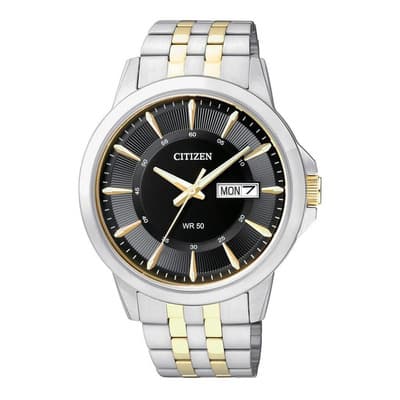 Citizen Gents Two Tone Bf2018-52e ¨¨¨¨¨¨¨¨¨¨¨¨¨¨¨¨¨dcmstore Color De La Correa Dorado Color Del Bisel Dorado Color Del Fondo Negro - $2,634.00 en Mercado Libre | PrecioMX