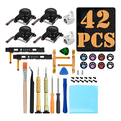 De Reparación Para Nintendo Y4 Joycon Joystick Reemplazo Color 42pcs