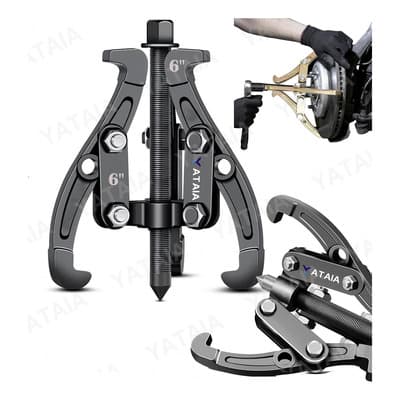 6'' Extractor Engranes Poleas Reversible Forja Brazos Mejora, Extracción De Polea Para Rueda Engranaje De Polea, Extractor De Rodamientos Adecuado Para Reparación Automotriz Y Mantenimiento Industrial - $178.98 en Mercado Libre | PrecioMX