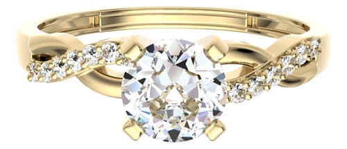 Anillo Compromiso Oro 14k Aura Prata Elena - $5,475.00 en Mercado Libre | PrecioMX