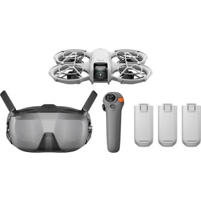 DJI Dron Neo Motion Combo Vuela Más con RC Motion 3, 4k Uhd, 135g, 3 Baterías, seguimiento de objetivos
