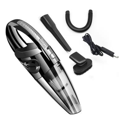 Sendowtek Aspiradora De Mano, 2200mah Aspirador De Mano Sin Cabl, Aspiradora Portátil Para Automóvil 120w Rápida Aspiradoras En Seco Y Húmedo, Filtro Lavable Para Oficina, Hogar Y Coche