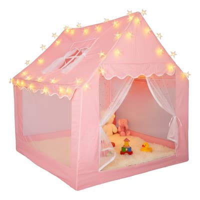 Casa De Niñas Tienda Castillo Princesa Con Bandera Y Luz - $869.62 en Mercado Libre | PrecioMX