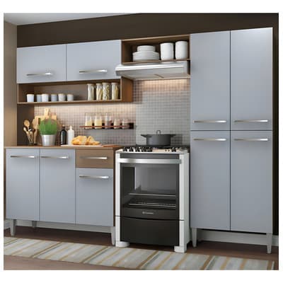 Cocina Integral Emilly Pop 2.30 Metros Marrón Gris - $5,099.00 en Mercado Libre | PrecioMX