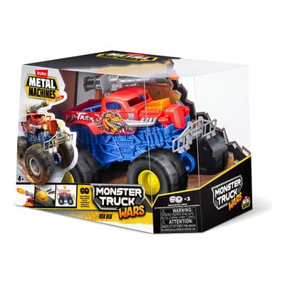 Zuru Metal Machines Monster Truck Wars Vehículo Luz Y Sonido Color Azul Personaje Rex - $359.00 en Mercado Libre | PrecioMX