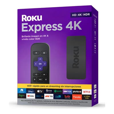 Roku 4k Express 4K 3940 estándar 2ª generación 4K 32MB negro con 512GB de memoria RAM