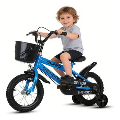 Bicicleta Infantil Rodado 12 Con Ruedas De Entrenamiento