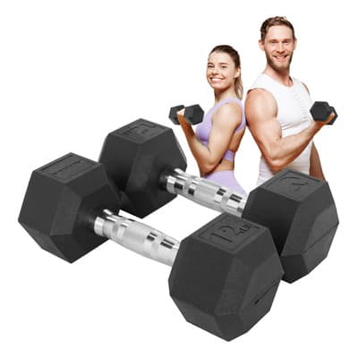 Mancuernas 12 Lbs Hexagonales Altera Pesas Ejercicio Par Kg Color Negro - $799.00 en Mercado Libre | PrecioMX