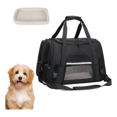 Bolsa Mascotas Plegable Transportadora Gato Perro Portátil