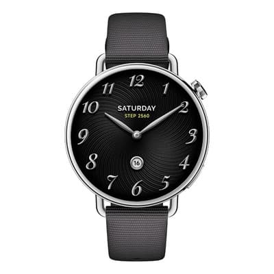 Reloj Inteligente Xiaomi Watch S4 41mm Amoled 1.32 Batería Hasta 8 Días Fluororubber Strap Negro