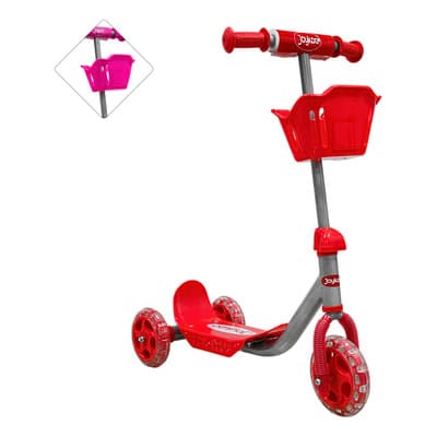 Scooter Para Niños Patín Ruedas De Goma Altura Ajustable Rojo - $522.83 en Mercado Libre | PrecioMX